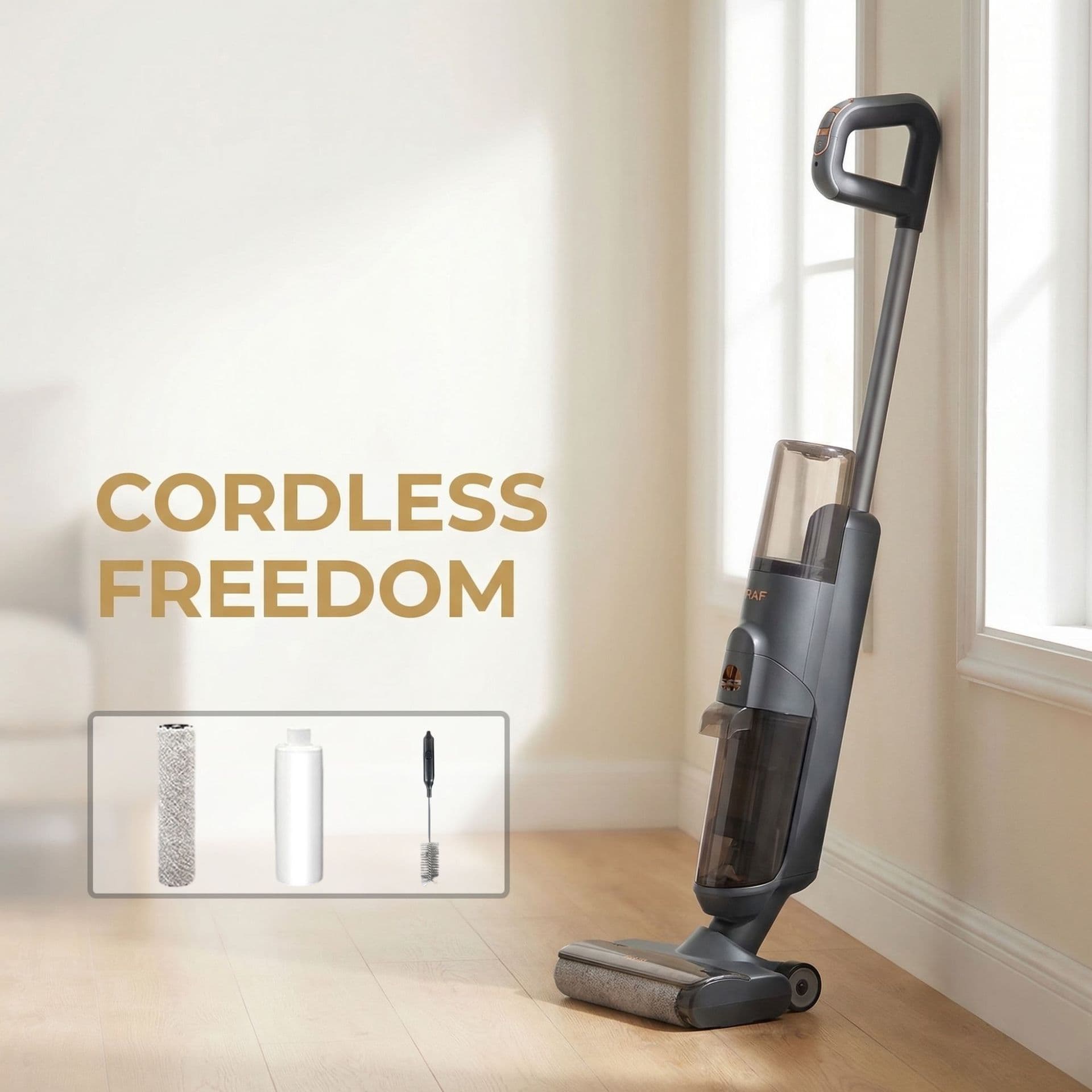 Cross-border EU Standard Smart All-in-One Washer and Vacuum Mop Cordless Vacuum Cleaner for Home Multi-Function Wet Dry Vacuum