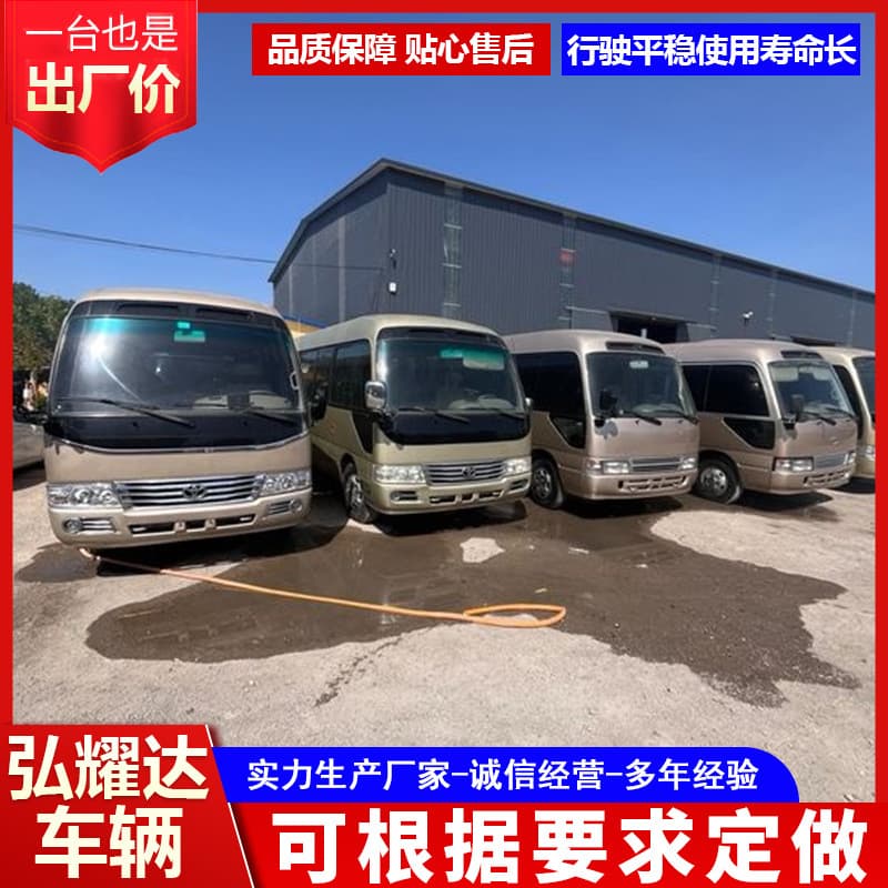 Cross-border Toyota Coaster Minibus Tourist Sightseeing Car Toyota Coaster Diesel Business Reception Vehicle