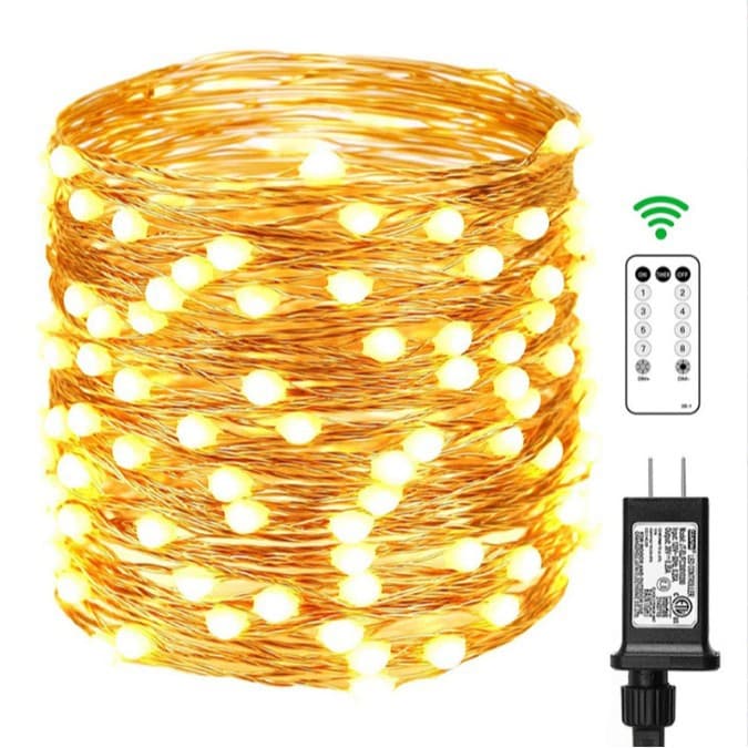 Factory Wholesale LED Solar 2835 Copper Wire Light String Outdoor Waterproof Christmas Garden Decorative Lights