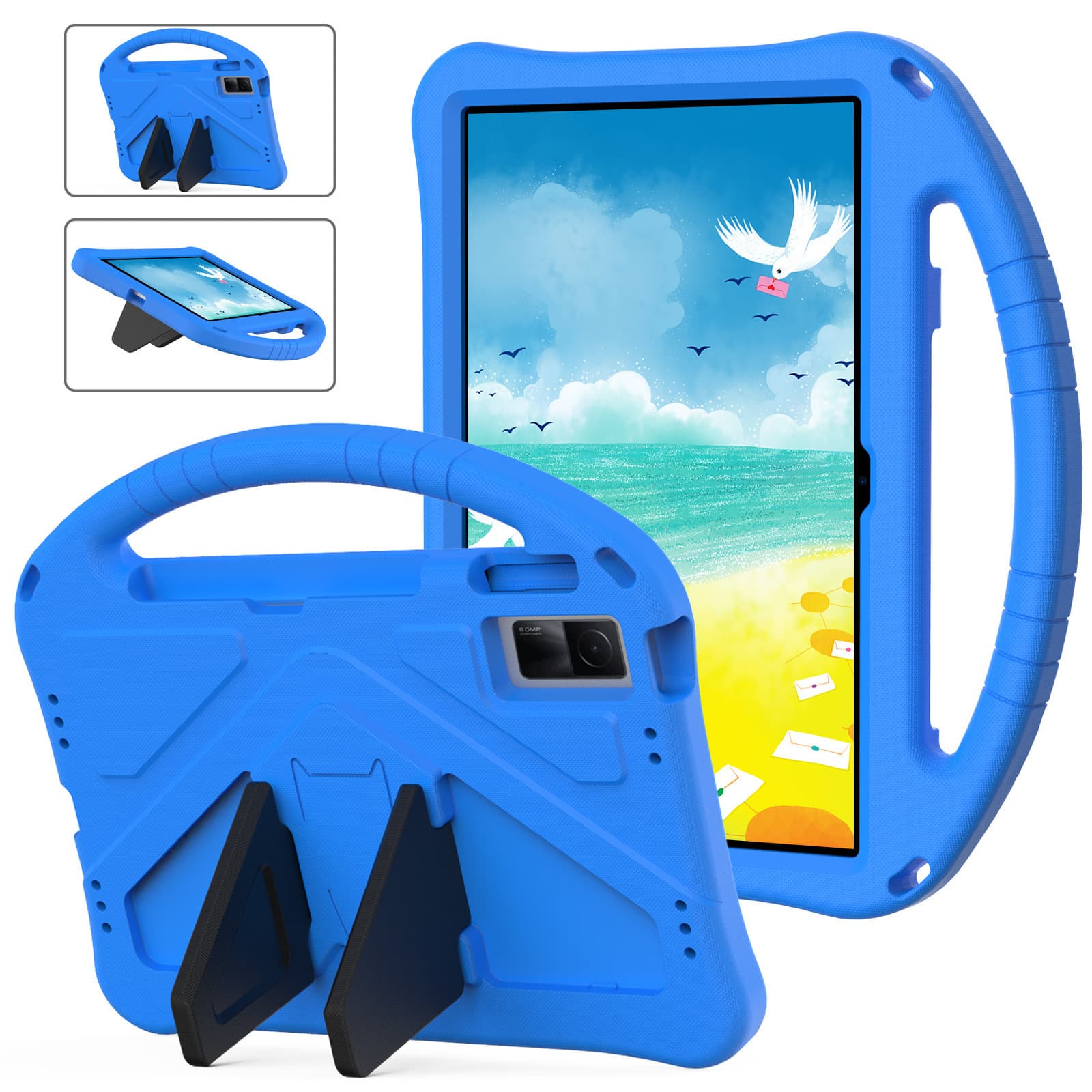 Compatible with Huawei MatePad SE 11 Case, Honor Pad X7 Kids Shockproof Case, Honor X8A Stand Cover