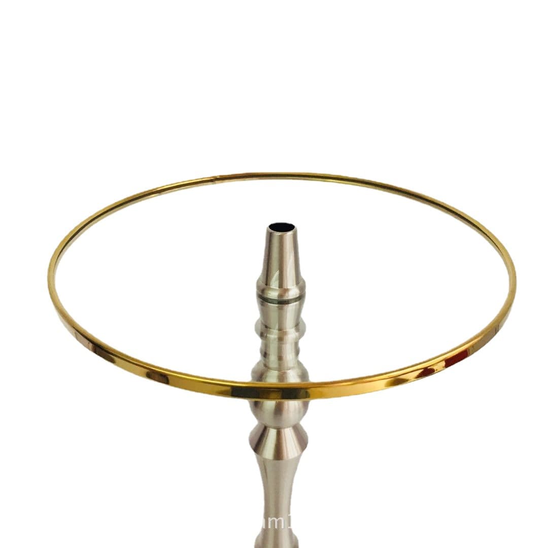 Hemu smoking set stainless steel glass tray hookah tray charcoal tray shisha tray plate