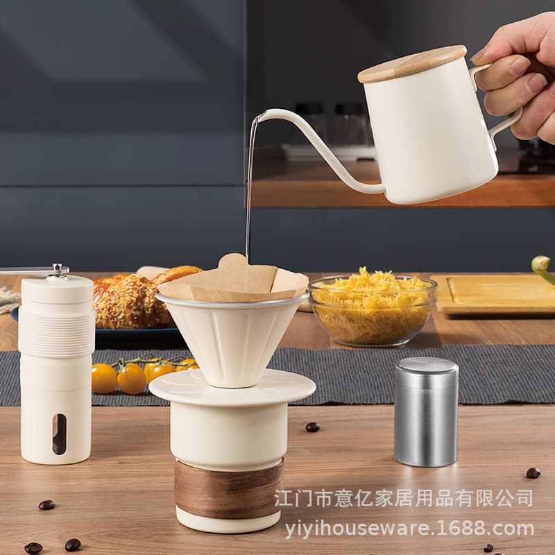 Pour Over Coffee Kettle Set Glass Sharing Carafe Outdoor Home Portable Pour Over Coffee Kettle Set