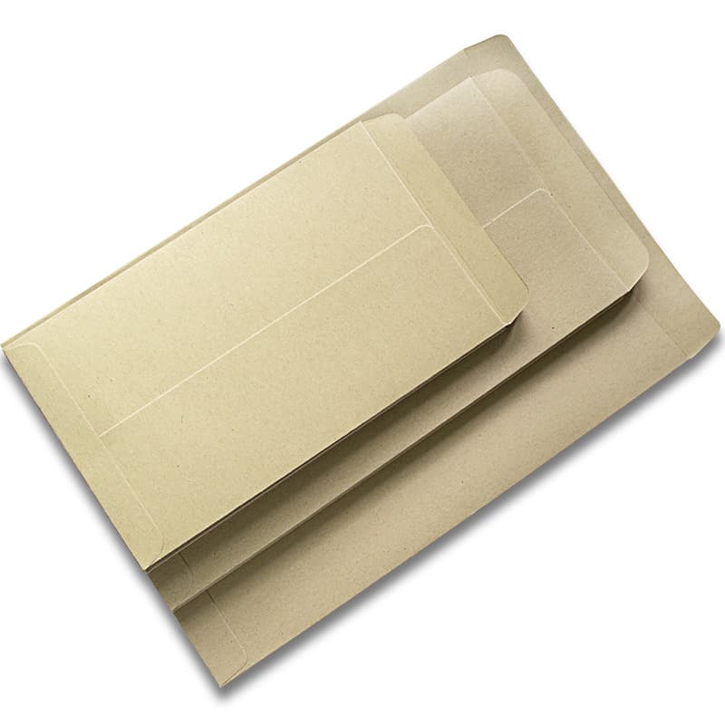Wholesale Yellow Blank Unprinted Envelopes A4 Kraft Paper Thick Invoice Envelopes Kraft Paper Bags Custom Printing