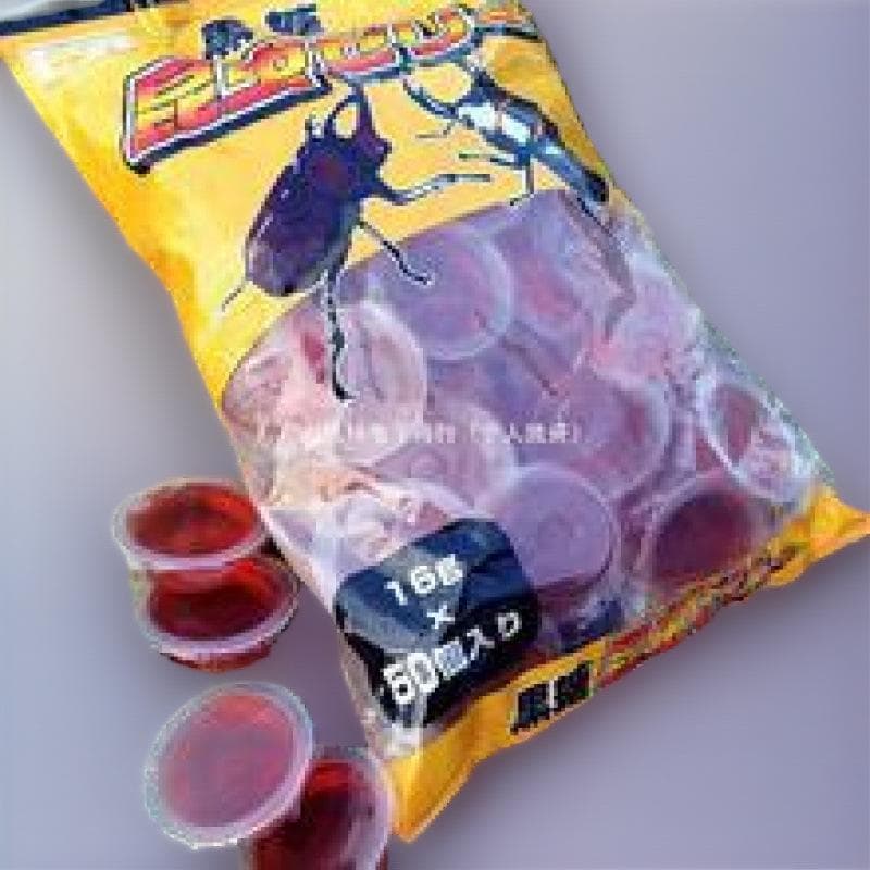 Beetle Jelly for Rhinoceros Beetle and Stag Beetle, Protein Brown Sugar Ant Food, Insect Pet Adult Food with Feeding Tray