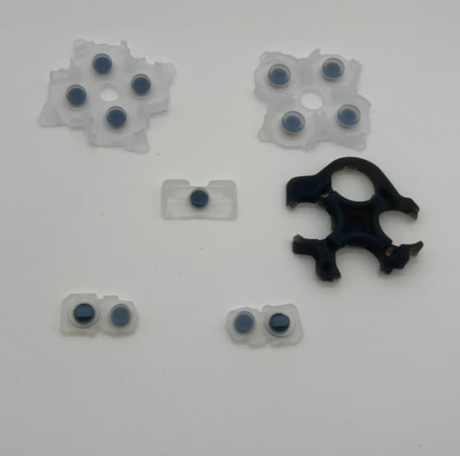 Conductive rubber for PS5 controller V2, PS5 silicone buttons, PS5 controller V2 repair parts