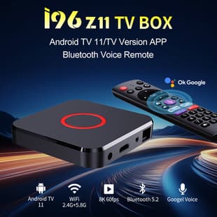 New Cross-Border i96Z11 Android TV Box S905Y4 4K Voice Control TV Box