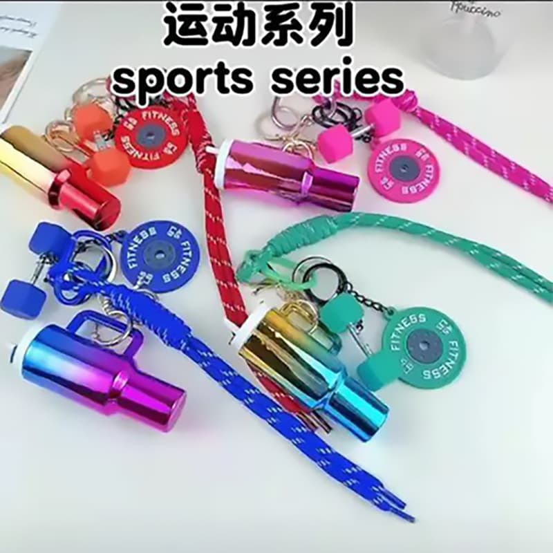 Cross-border new product Colorful detachable mini Stanley keychain Stanley keychain Ice Cup pendant