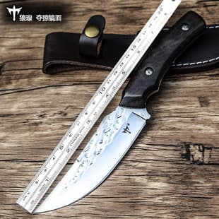 Outdoor Camping Survival Knife, Self-Defense Outdoor Survival Tactical Straight Knife, Hot Selling Long Swiss High Hardness Military Knife
