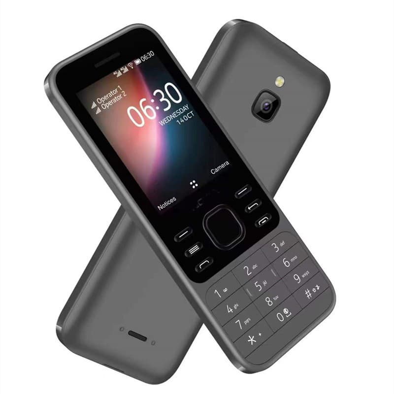 Cross-border Mobile Phone 6300 2G GSM Loud Volume Bar Keypad Senior Phone Student Phone Feature Phone