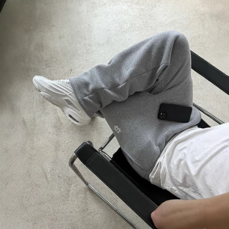 Factory European and American cross-border elastic drawstring zipper sweatpants solid casual long pants high street hip-hop rap streetwear y2k