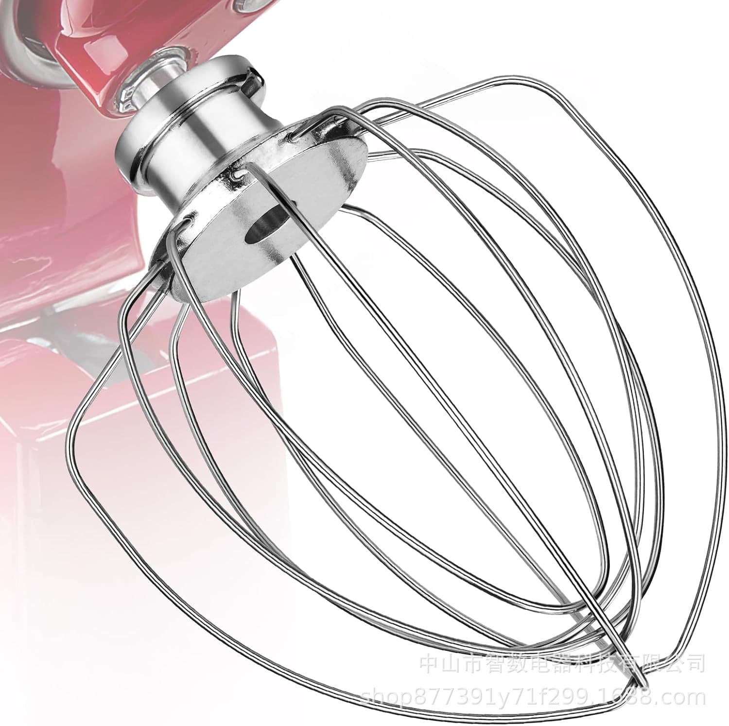 For KitchenAid 4.5-5QT Stand Mixer Accessories Aluminum Alloy K45WW Wire Whisk