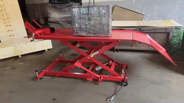 1000lb Motorcycle Foot Hydraulic Lift Motorcycle Repair Lift Table