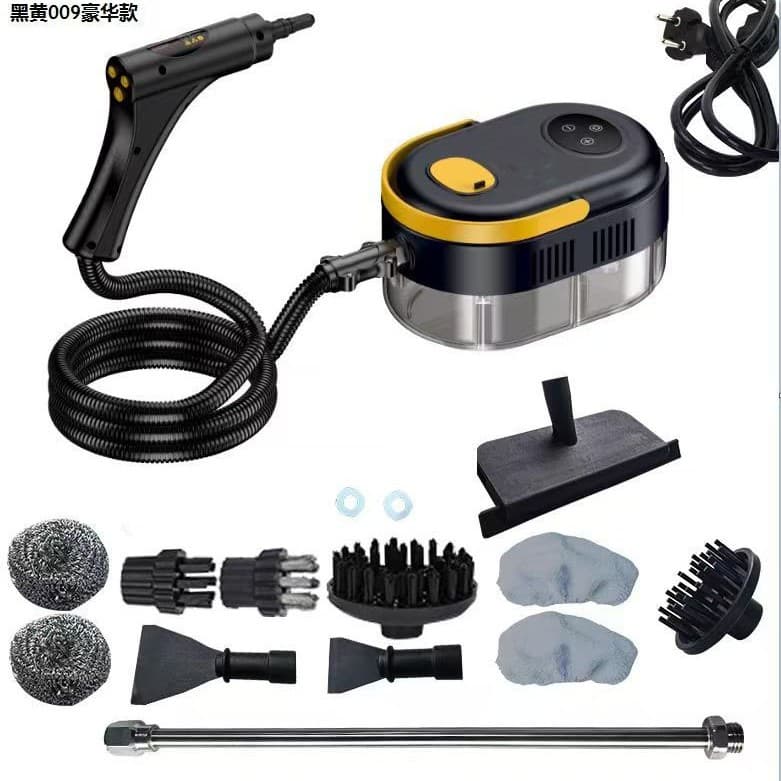 High-Temperature Steam Cleaner Handheld Home Use Cleaning Remote Control Smart Touch Screen 1200ML