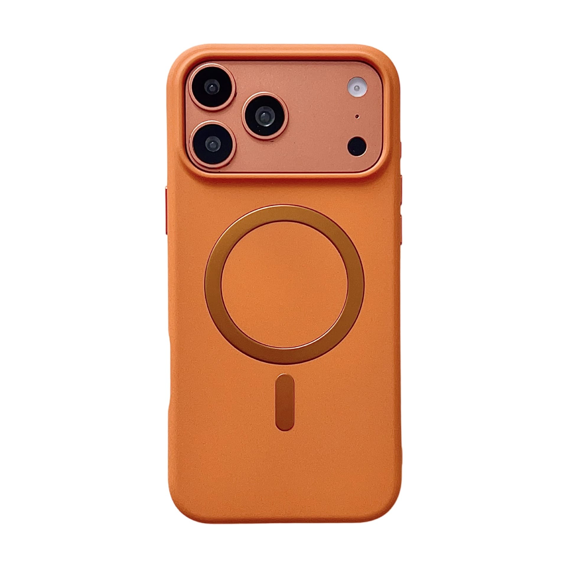 Case for Apple 17 Pro Max, Rock Sand Magnetic iPhone 17 Pro Metal Buttons 16PM Protective Cover
