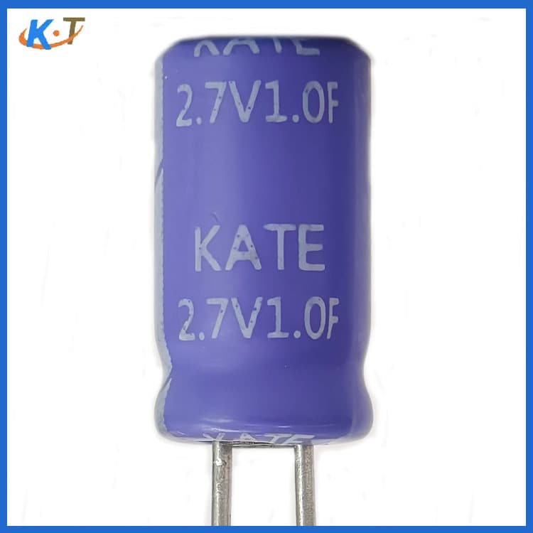 Factory-grade supercapacitors: 2.7V 0.47F, 2.7V 0.22F, 2.7V 1F.