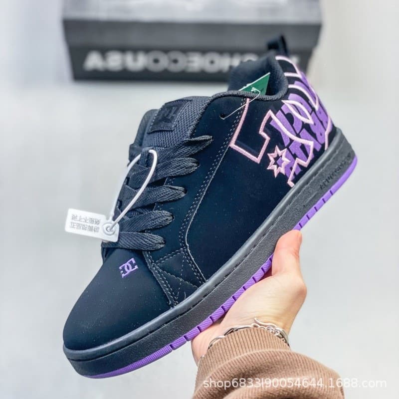 Cross-Border Foreign Trade DC Shoes Sneakers for Men and Women, Casual Sports Shoes, Cross-Border Flat Wide Skateboarding Trendy Shoes