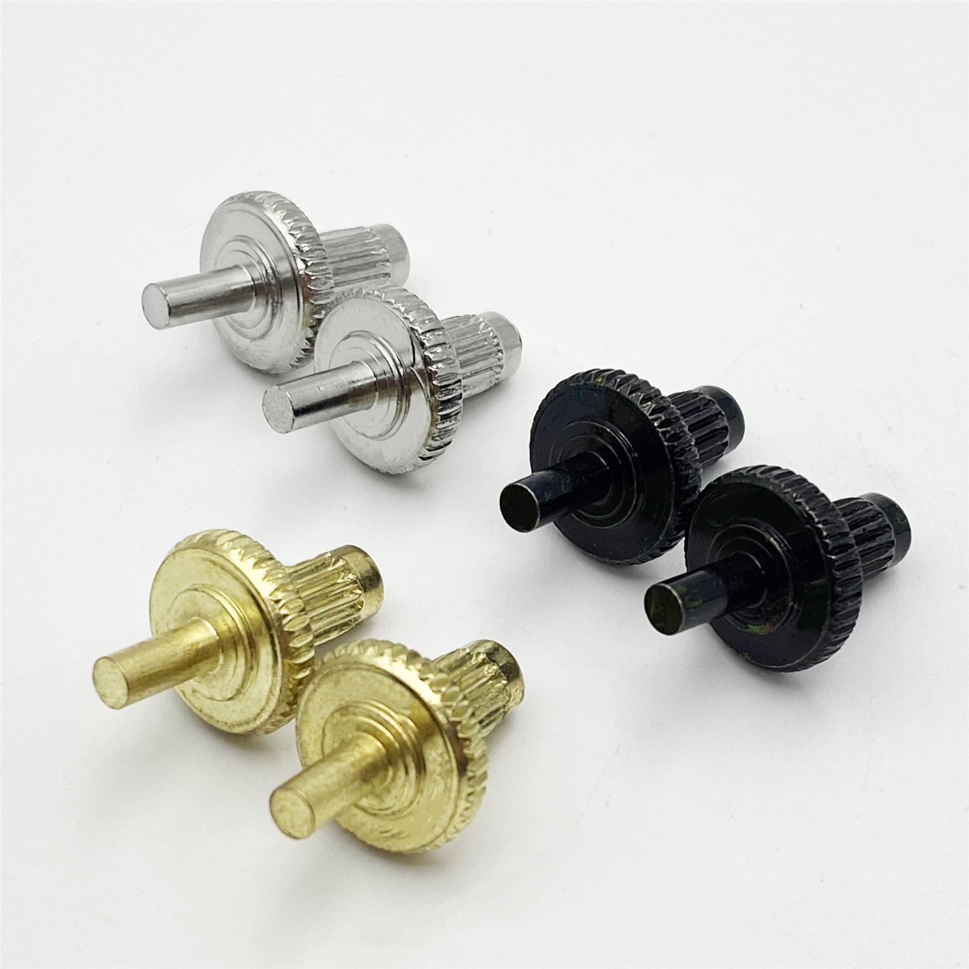 2pcs/set LP Electric Guitar Trumpet-Style Upper Bridge Post Tailpiece Height Adjustment Screws Pressure Adjustment Screws