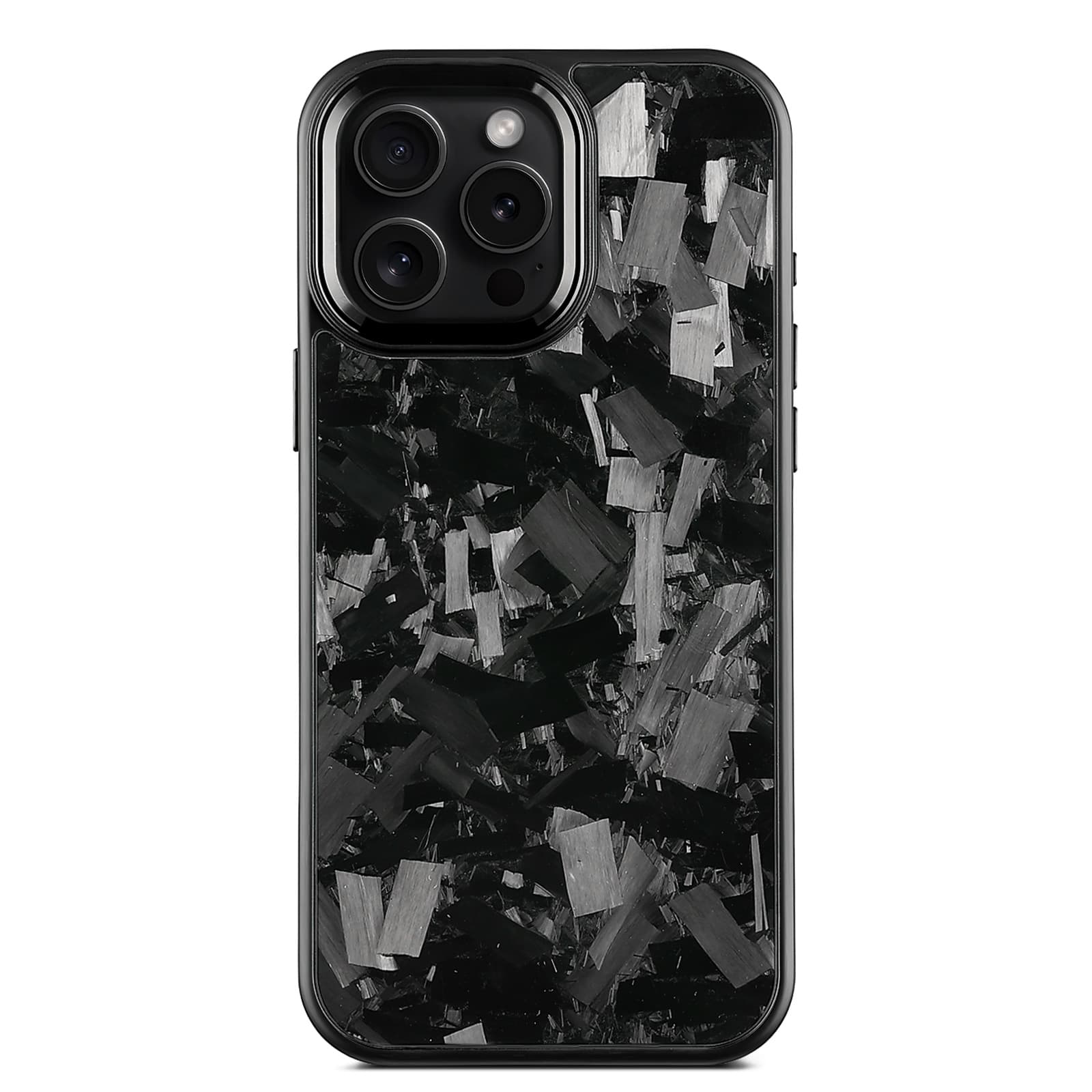 Cross-border Metal Frame Forged Texture Case for iPhone 16 Pro Max 14 12 Apple 15 Phone Protective Cover