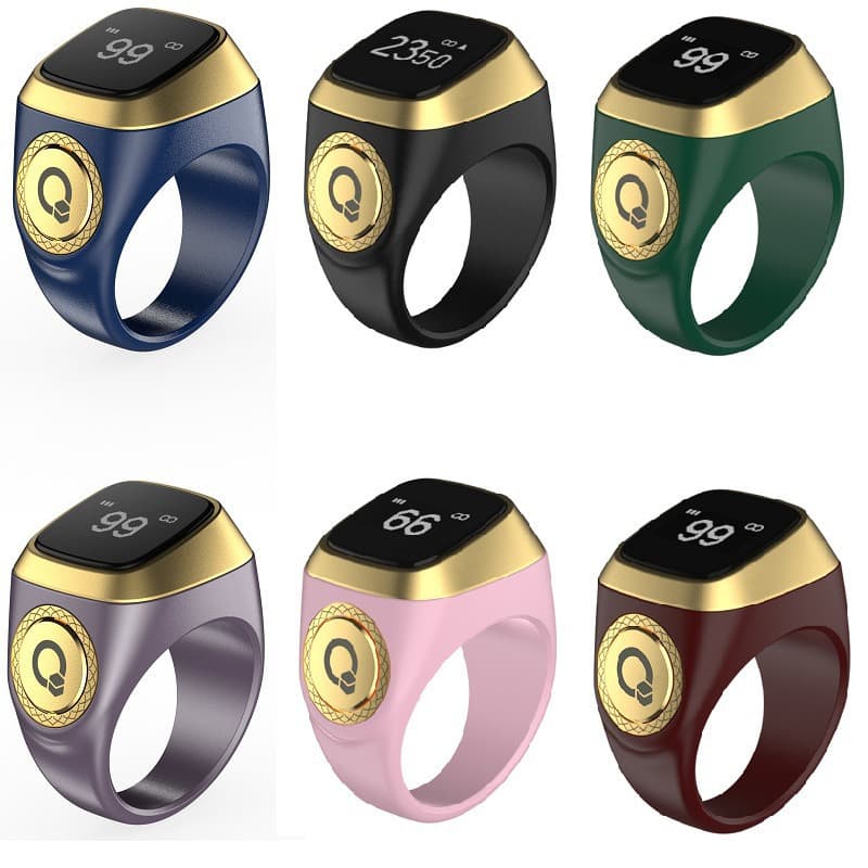 Cross-border Hot Selling Digital Counting Smart Ring Bluetooth Electronic Finger Time Reminder Counter Ring