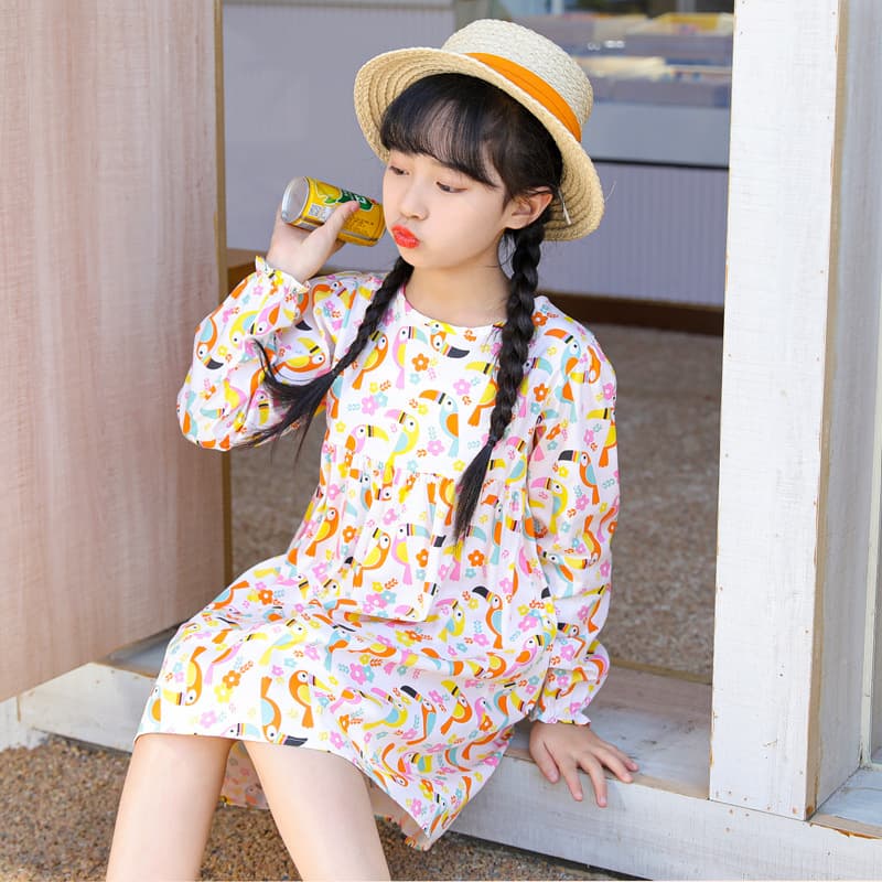 Girls' Autumn Simple Dress, Korean Style Princess Dress for Children, Baby Dress, Simple Dress for Toddlers and Kids