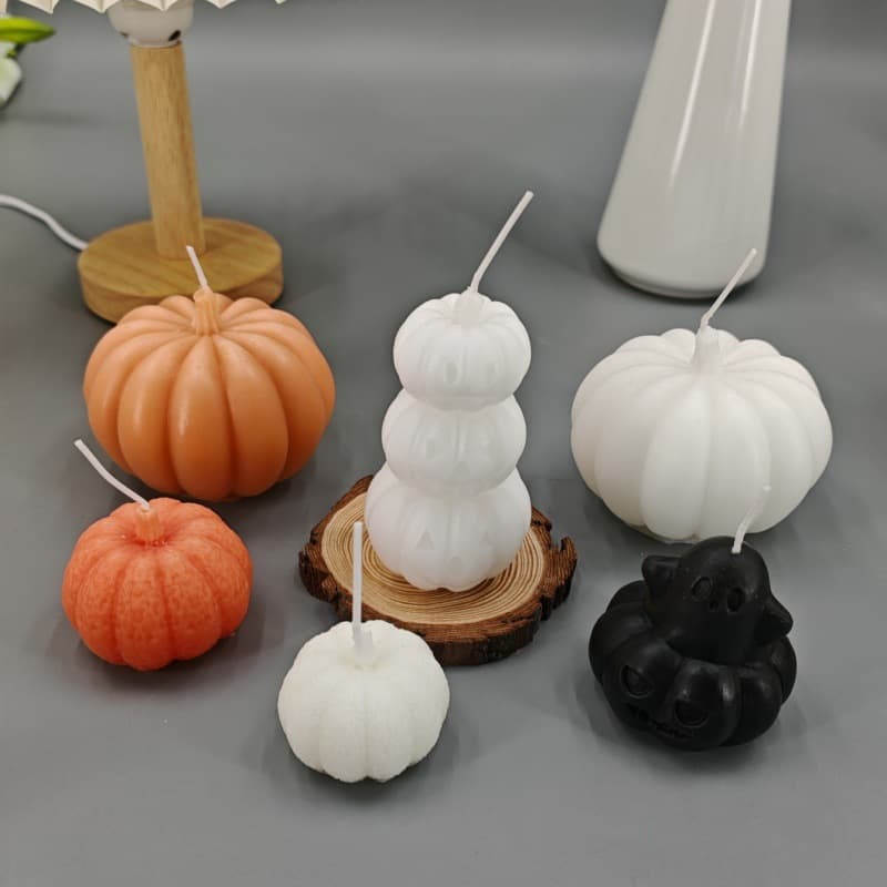 Halloween Pumpkin Scented Candles Wholesale Fragrance Home Decor Ins-Style Scented Birthday Candles Creative Gifts
