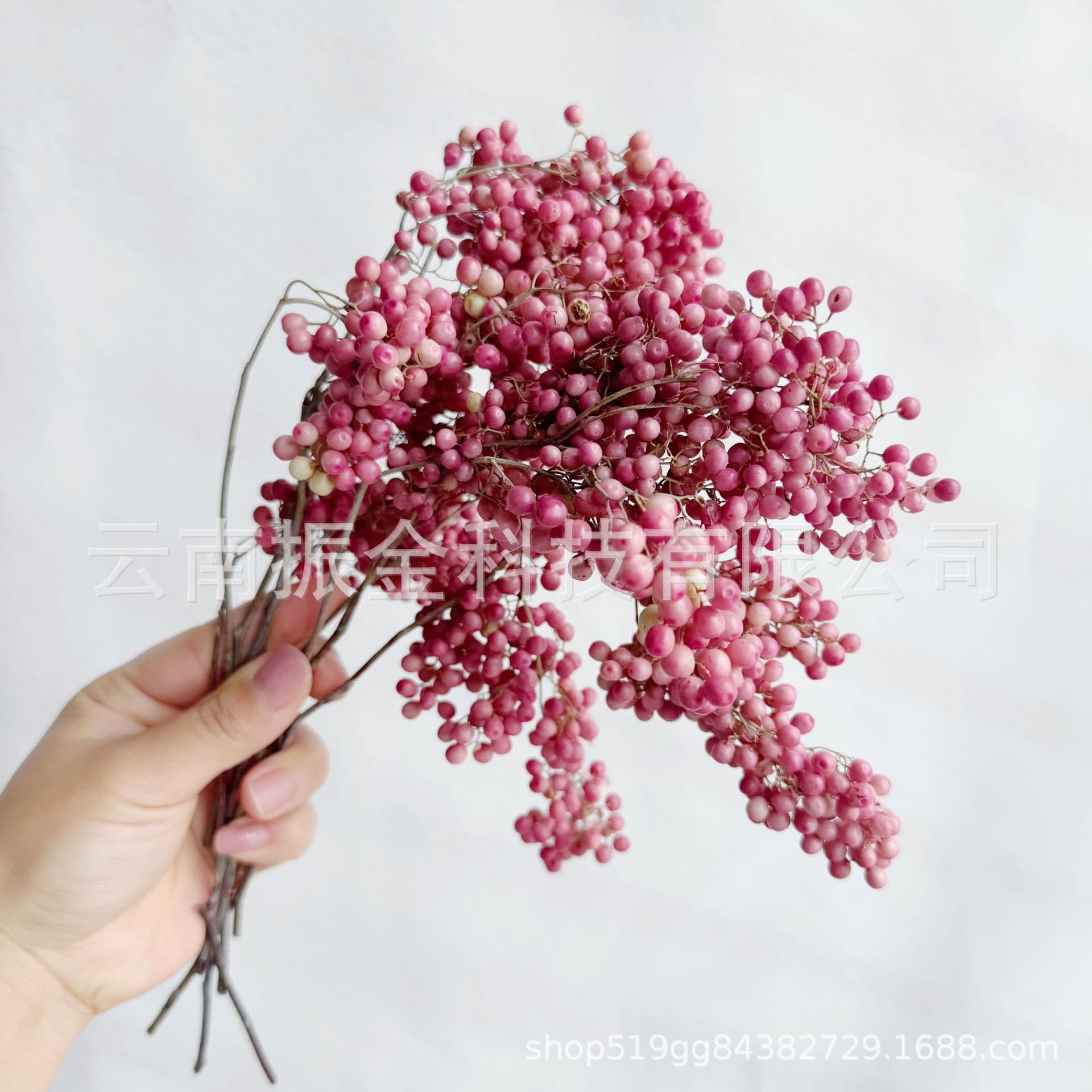 High-end new products on the shelves small berries Jiuchengzi immortal flower pepper fruit dried flower bouquet decoration DIY material package