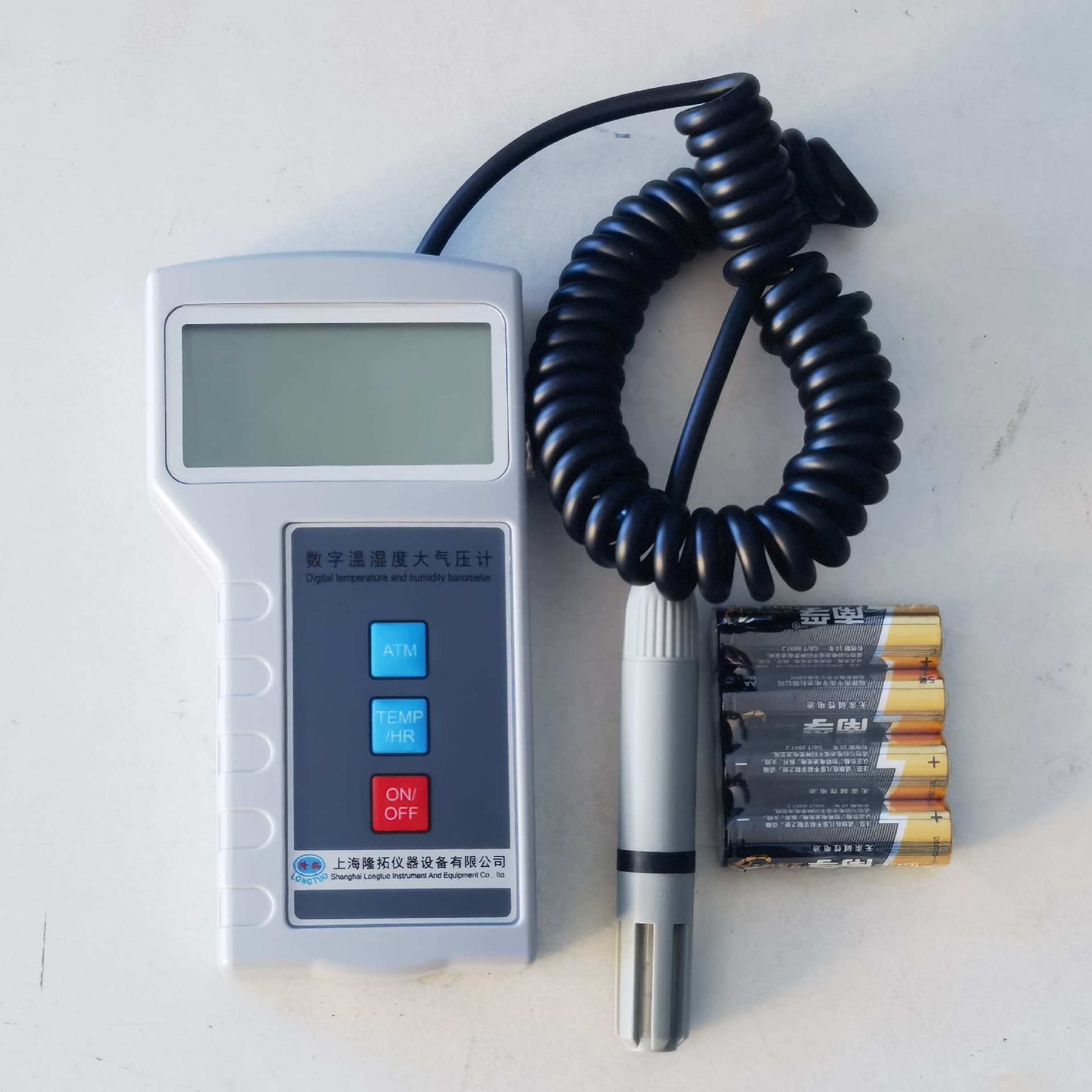 Digital Barometric Thermo-hygrometer LTP-302 - Handheld Barometer with External Probe, Digital Atmospheric Pressure Gauge