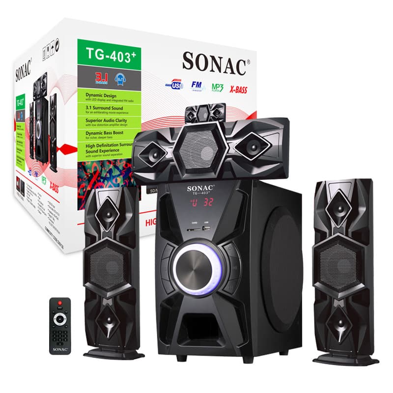 3.1 Subwoofer Home Theater Multimedia Audio System Supports SKD