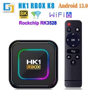 HK1 RBOX K8 TV Box RK3528 4GB/128G Android 13 WIFI6 with Bluetooth TV Box