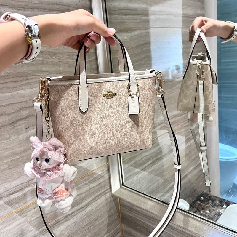2025 New C Brand High Version City 15 Mini Tote Bag Classic Print Shoulder Crossbody Handbag Underarm