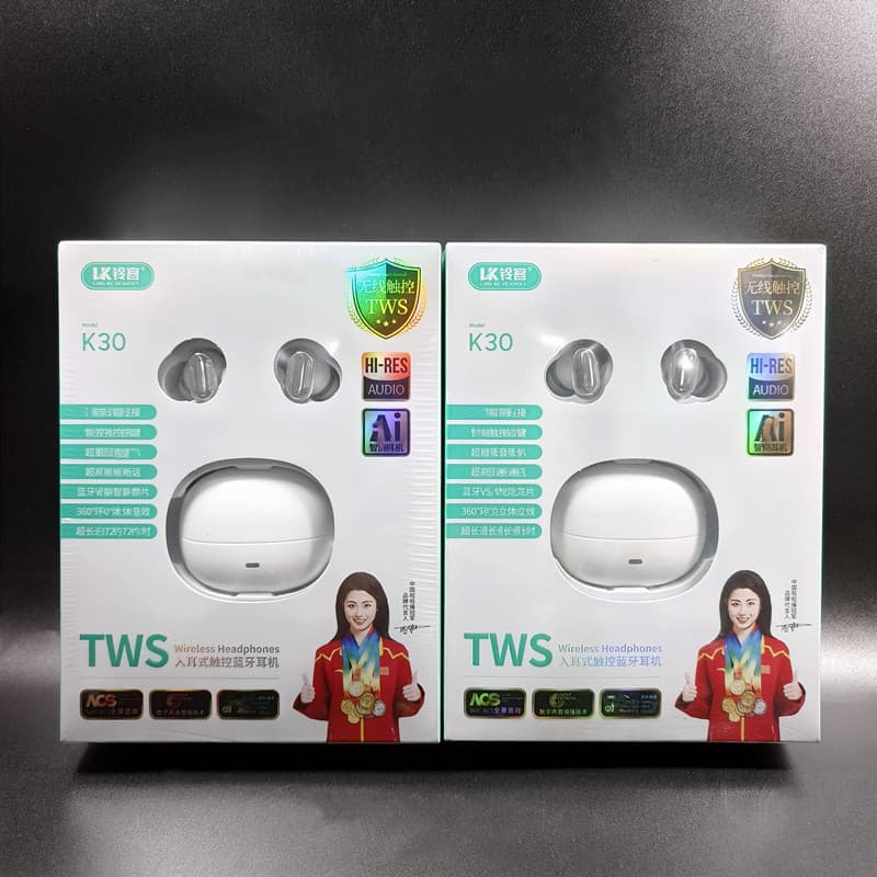 2026 New TWS Wireless Bluetooth Earbuds Semi-In-Ear High-Quality Sound Long Battery Life Gaming Call Music Headphones
