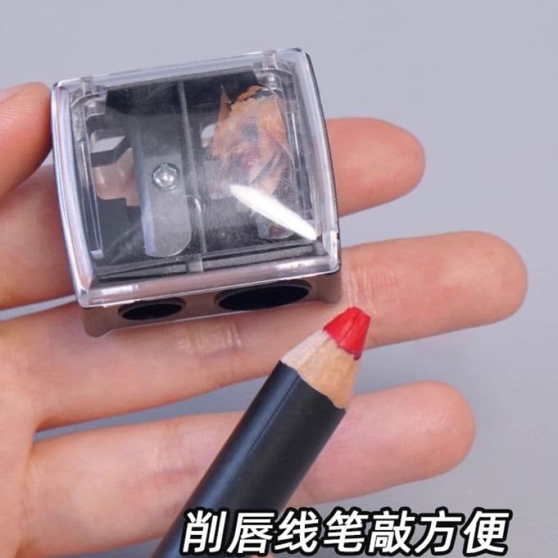 Eyebrow pencil knife lipstick pencil sharpener lip pencil eyeliner pencil sharpener size double hole double caliber pencil sharpener makeup tools
