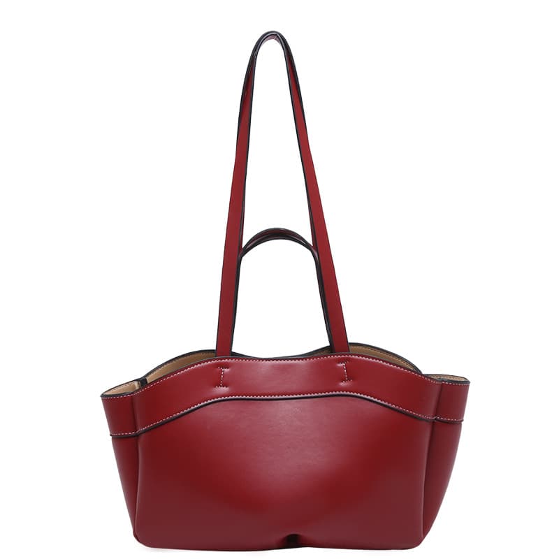 Cross-border Fashion Large Capacity Tote Bag for Women, Commuter Bag, Vintage Niche Versatile Shoulder Bag