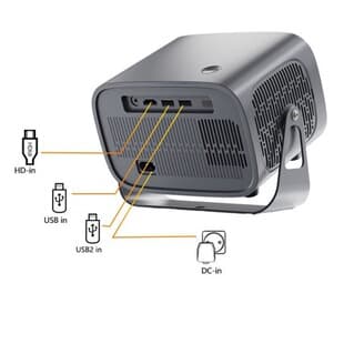 Cross-border A10 Projector High Brightness Android HD Gimbal Ozon Hot Selling Projector