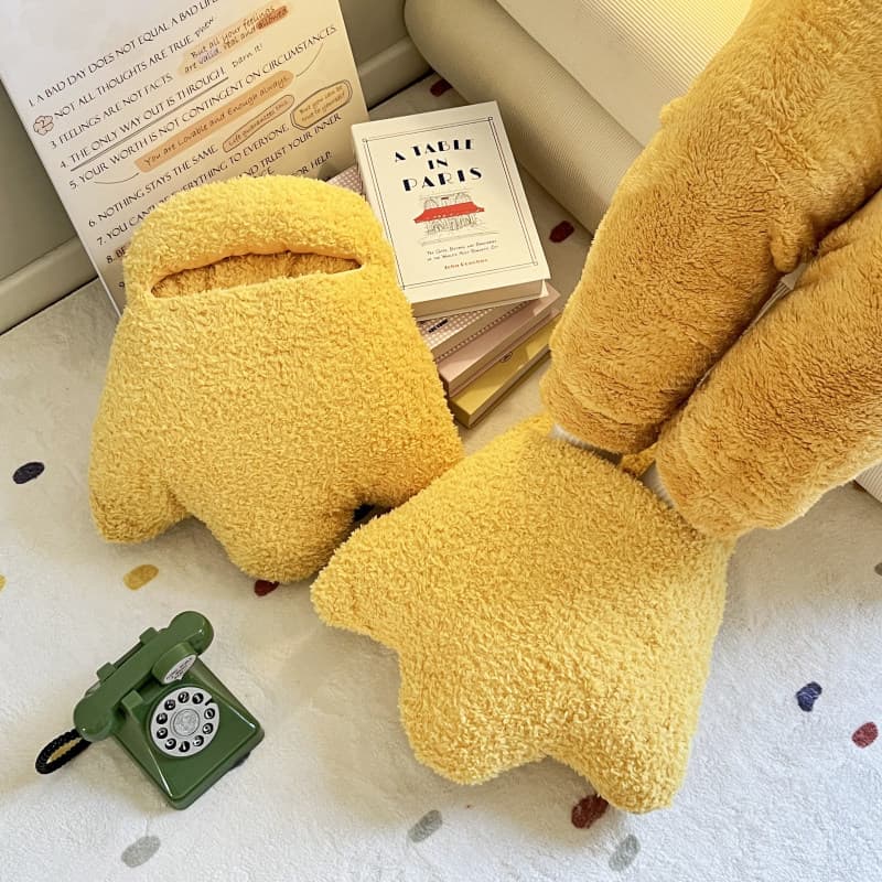 New Cartoon Cute Duck Foot Warmers Plush Home Shoes Floor Slippers Warm Cotton Slippers Winter Cozy Slippers