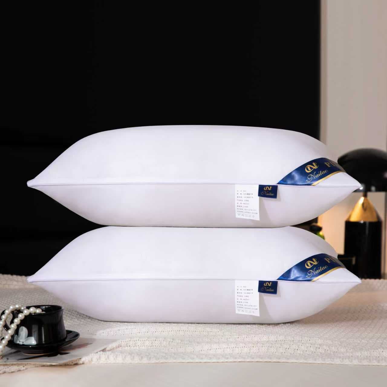 A Five-Star Hotel Guesthouse Pillow Neck Support Pillow Core for Adults, Activity Group Buy Wholesale, 1-Pack