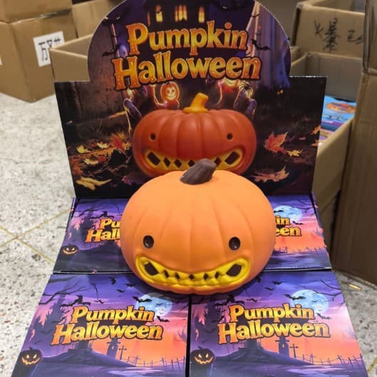 Halloween extra large pumpkin pinch decompression toy material large pumpkin rebound decompression artifact creative small gift