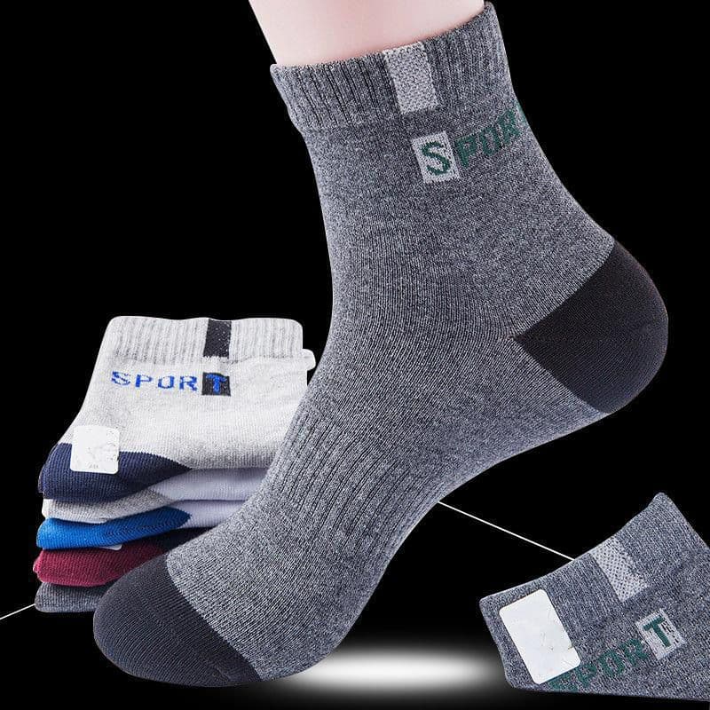 Men's mid-calf socks [20 pairs per pack] Men's mid-calf socks, autumn and winter style, sports mid-calf cotton socks