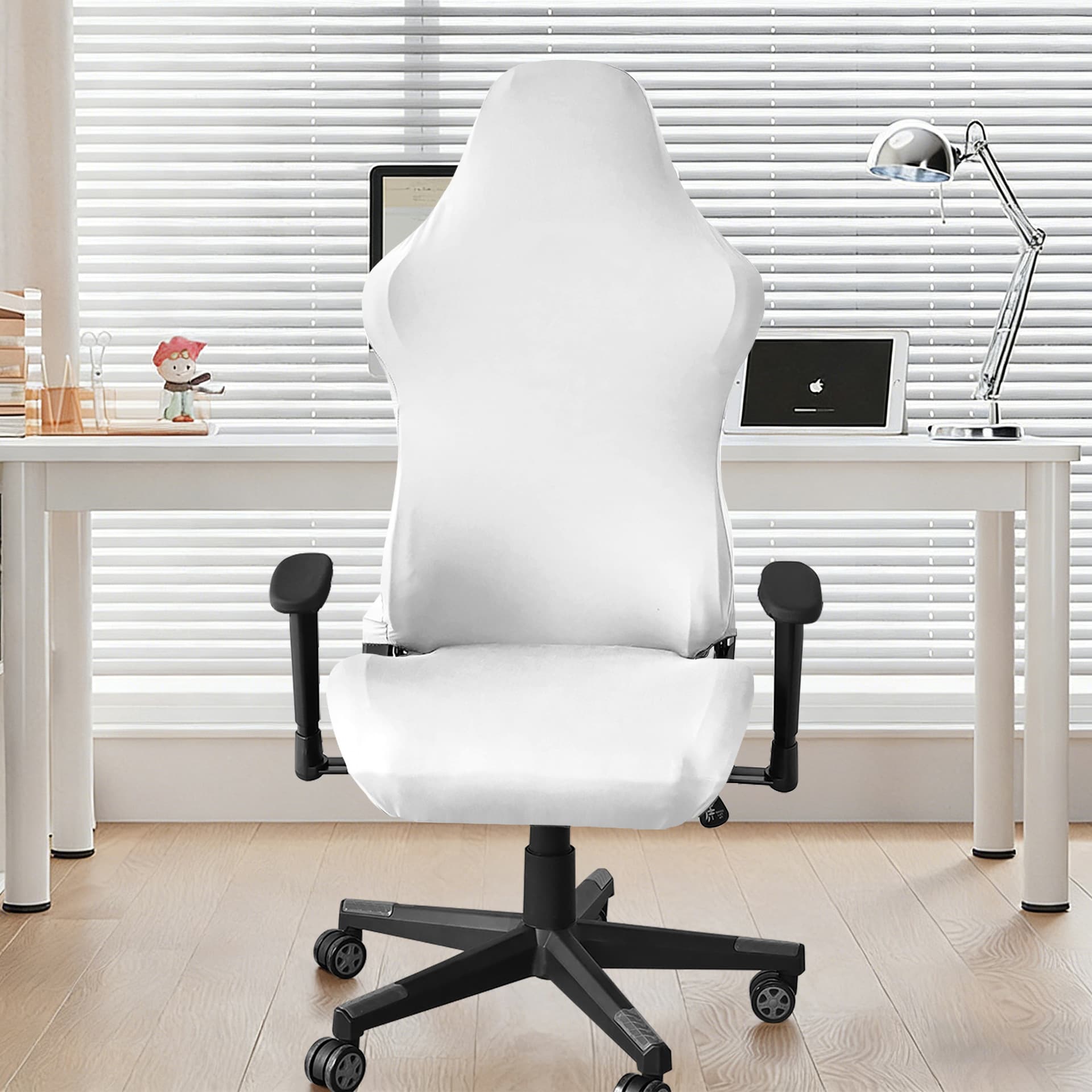 Milk silk solid color e-sports chair cover Internet cafe competitive seat office chair cover dust-proof elastic chair cover cross-border hot sale