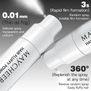 MAYCHEER Cross-Border Dry Shampoo Powder Spray Styling Base High Crown Volume Oil Control Long-Lasting Foreign Trade