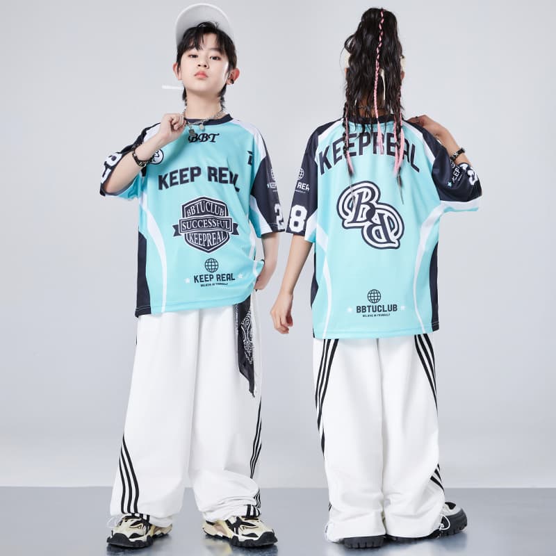 Girls Jazz Dance Costume Hip Hop Streetwear Children's Street Dance Performance Outfit Set Jazz Kids Clothing Cool Style