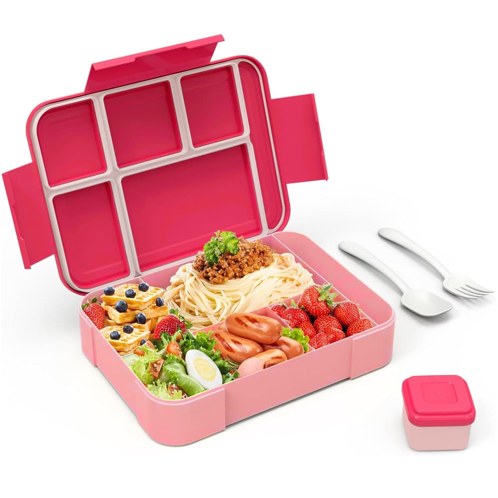 Qijia Amazon cross-border children and students compartment sealed fruit box salad box work microwave heating lunch box