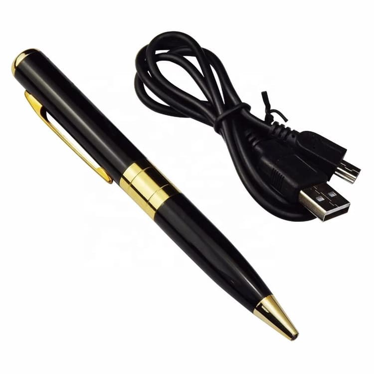 Pen-shaped Voice Recorder with Card Storage for Students and Meetings, Multifunctional Noise Reduction Writing Pen