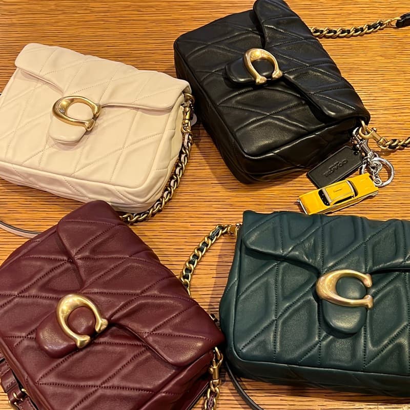 Koujia 2025 New Square Tabby Fat Series C-Clasp Lambskin Shoulder Crossbody Handbag for Women
