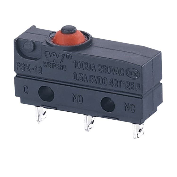 Waterproof Mini Micro Switch, 3-Pin Waterproof Mini Micro Switch, Small Waterproof Reset Button Switch
