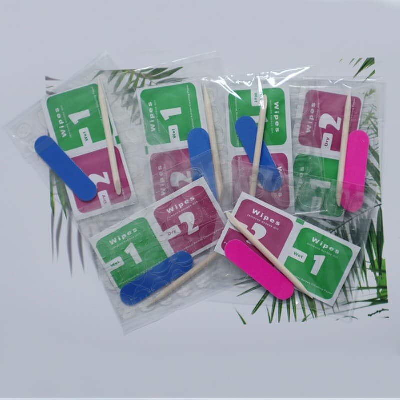 Wear nail material kit mini small rub nail file small wooden stick jelly hand nail kit toenails