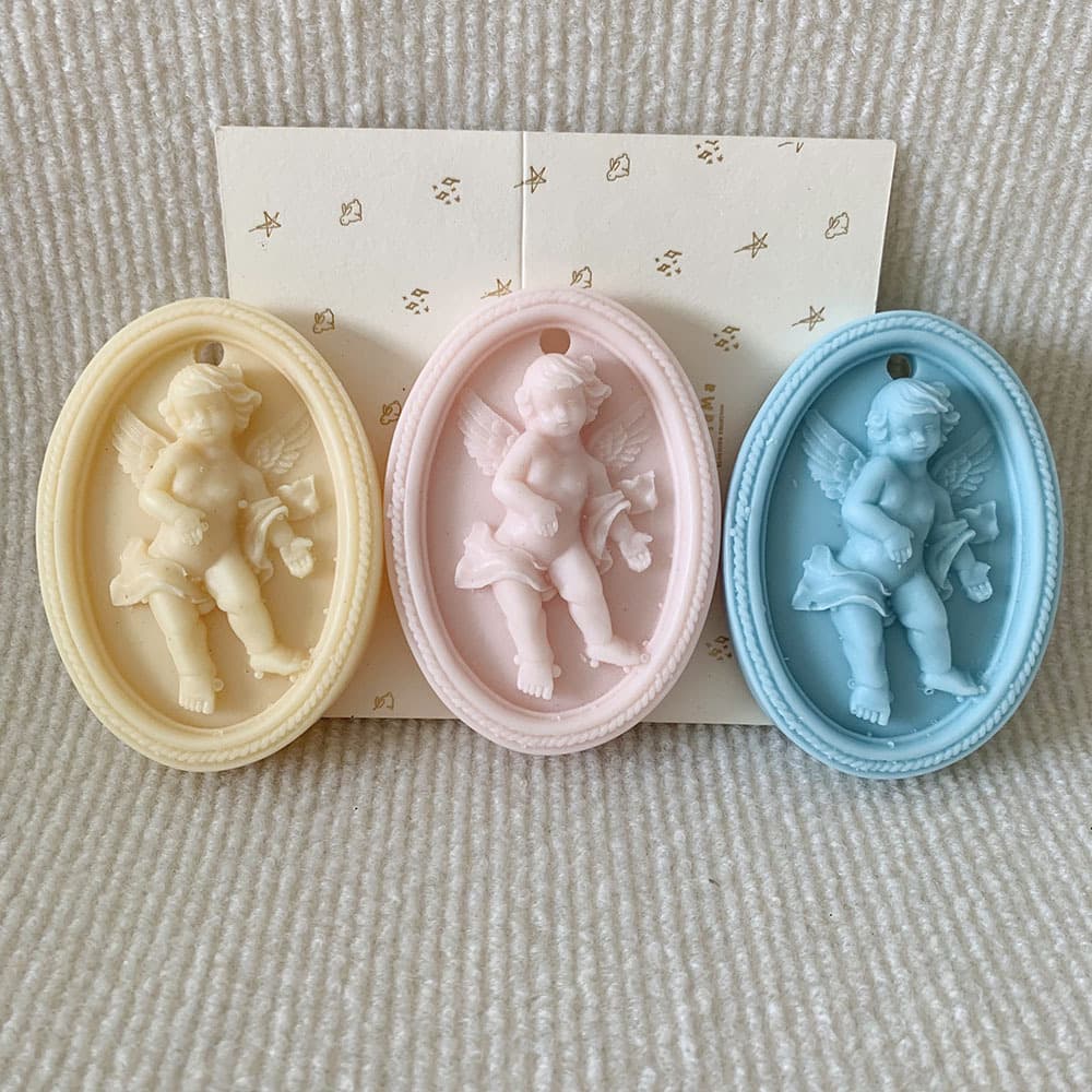 BK009 Angel Baby Silicone Mold Soap Mold Clay Mold Cake Decoration Tool