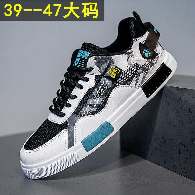 Summer Large Size Men's Shoes 2026 New Breathable Anti-odor Men's Board Shoes Student Men's Casual Sports Shoes Men's Trendy