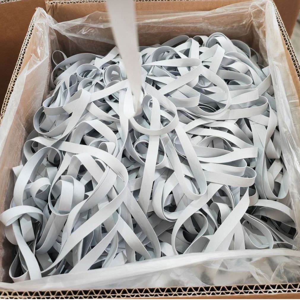 Factory Direct 4mm Width * 40-70 Filament Thickness Eco-Friendly Natural Rubber Elastic Cord Apparel Elastic Band