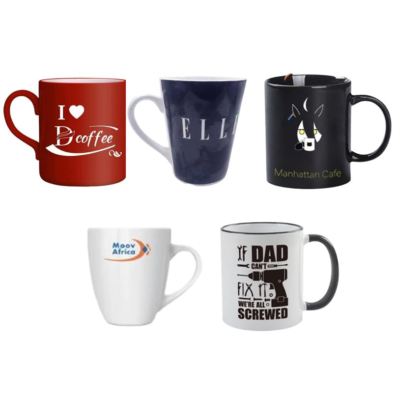 Color-changing mug, ceramic mug, simple minimalist LOGO promotional mug, customizable sublimation mug, advertising mug